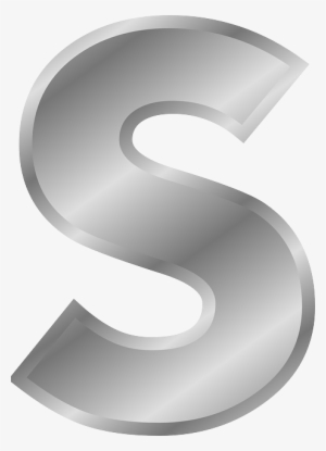Cartoon, Free, Silver, Effect, Letter, Block, Letters - Letter S In Gold