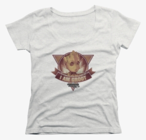 Character Quadrant $26 - Marvel Groot Guardians Of Galaxy 2 Banner Graphic T-shirt