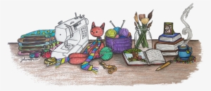 Winter Banner - Amigurumi Illustration