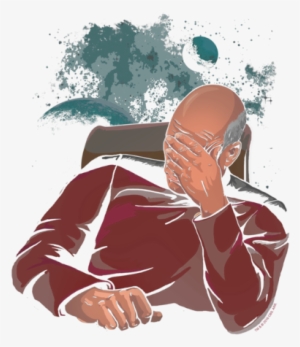 Star Trek Facepalm Juniors Tank - Illustration