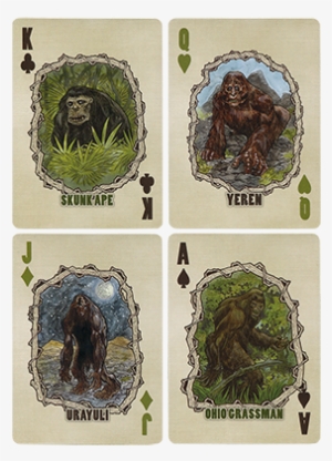 Bigfoot Bicycle Playing Cards - Bicycle Big Foot Cards