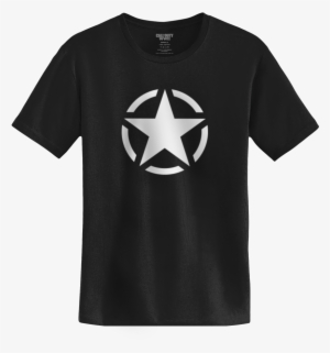Wwii Star Tee - Craft White Noise And Black Metal