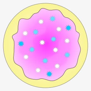 Pink Sugar Cookie Big Image Png - Sprinkle Cookie Clip Art