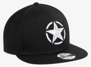 Cod Wwii Star Snapback Cap - New Era 9fifty Charcoal Flat Bill Snapback Cap