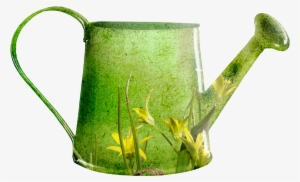 Clip Art Free Library Garden Flower Clip Art Green - Spring Flower Watering Can