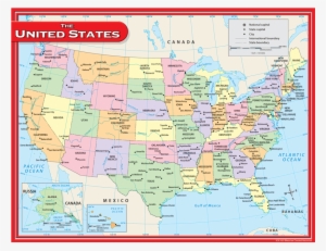 Tcr7657 Us Map Chart Image - Teacher Created Resources Us Map Chart
