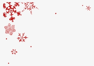 Red Snowflakes Png