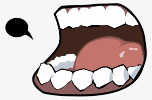 Open Mouth Clip Art At Clker - Cartoon Mouth Eating