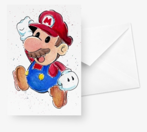 Cartão Super Mario De Juliana Mattosna - Video Game