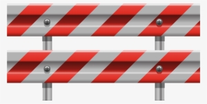 Road Barricade Png Clip Art - Road Fence Png
