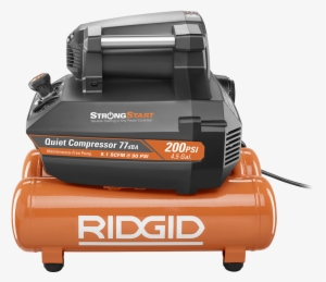 Now - Ridgid 200 Psi 4.5 Gal. Electric Quiet Compressor