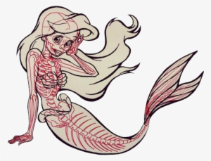 Tumblr Mermaid Png - Cartoon Mermaid Tail Draw