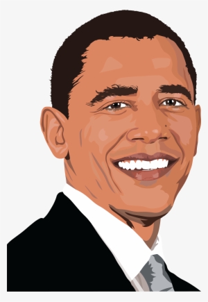 Realistic Barack Obama Portrait Icons Png - Barack Obama Clipart