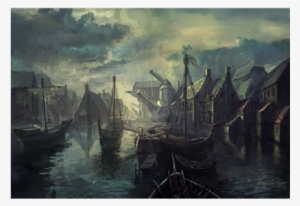 Ship Leaving Harbor, 1220 - The Witcher