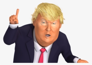 Donald Trump Cartoon 3d - 600x432 PNG Download - PNGkit