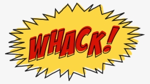 Whack Comic Book Sound Effect No Background Jpg - Comic Book Effect Png