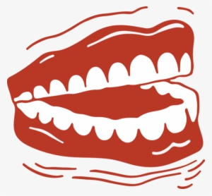 Transparent Teeth Chatter - Teeth Chattering Clip Art