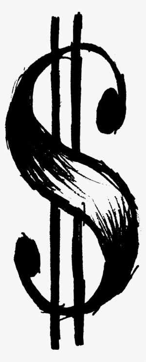 5 Dollar Sign Money Drawing - Dollar Sign Drawing Png