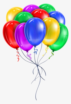 Transparent Multi Color Balloons Png Picture Clipart - Balloon Png