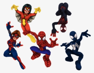 Spider Friends From Marvel Super Hero Squad Online - Super Hero Squad Spiderman Png