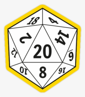 Sarlot D20 - Black And White D20