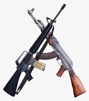 Chinese Assault Rifle Png - Ak 47 Y M16