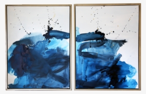 Ocean Waves I &amp - Panel Painting