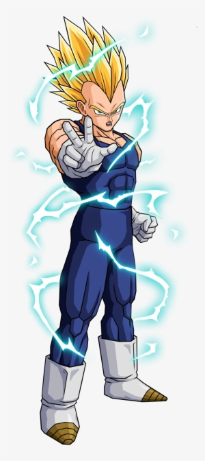 majin vegeta drawing full body