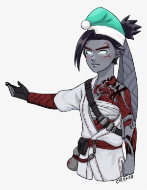 Demon Hanzo Genderbend By Ch1sh10 On Deviantart - Hanzo Demon Fan Art