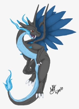 Mega Charizard X Pixel By Dragonspixels - Next Stage Of Charizard