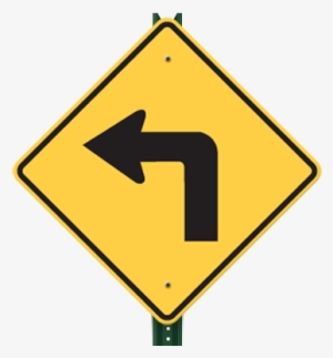 Regulatory Signs - Left Turn Traffic Sign