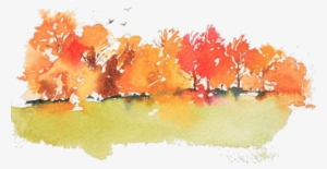 As The Fall Equinox, It Is A Day In Which The Hours - Fall Tree Watercolor Painting