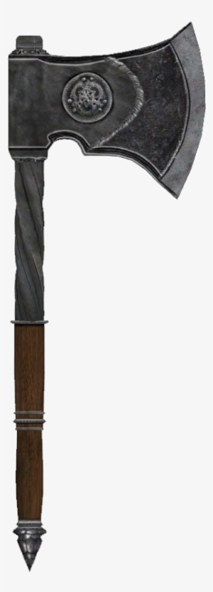 Steel War Axe - Oblivion Steel War Axe