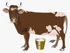 Vector Cow Watercolor - Clipart Cow
