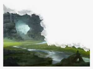 Арт Пещера С Водопадом