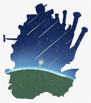 Howl´s Shooting Star T Shirt Desing, Por Jose Maria - Majere