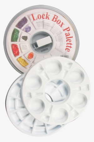 Richeson Lock-box Palette With Liner & Paper - Richeson Lock Box - With 40 Sheet Disposable Mixing
