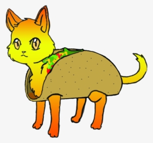 Taco Drawing Cat - Cartoon