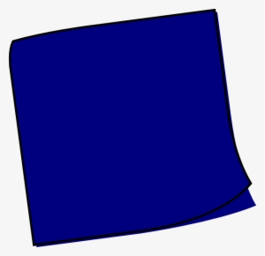 Post-it Clipart Blue - Dark Blue Sticky Notes