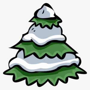Snowy Tree - Png - Club Penguin Pine Tree