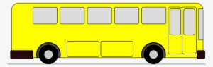 Yellow-bus - Bus Clipart
