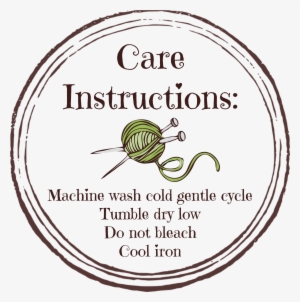 Cotton Yarn Hand Knit/crochet Garment Laundry Instructions - Yarn Clip Art