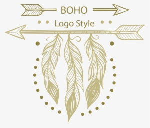 Feather Logo Euclidean Vector - Hanging Feathers Vector