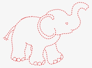 Doing A Centerline Trace, With Detail Cranked Up High, - Dotted Pictures Of Elephant