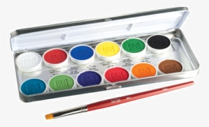 Ben Nye Magicake Aqua Paint Palette, 12 Colors, - Palette