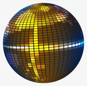 Colorful Disco Ball Icons Png