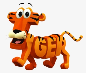 Word World Tiger Png - Illustrated Word Art