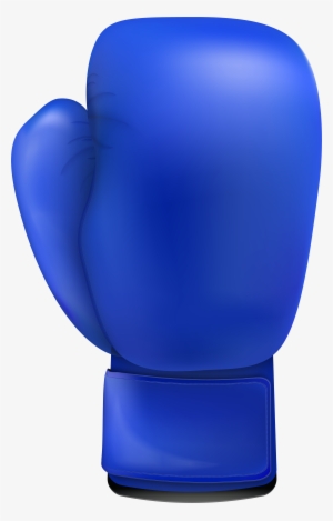 Blue Boxing Glove Png Clip Art - Blue Boxing Glove Png