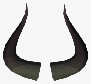 Transparent Black Horns - Horn