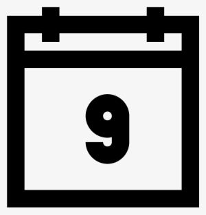 Calendar 9 Icon - Calendario Png
